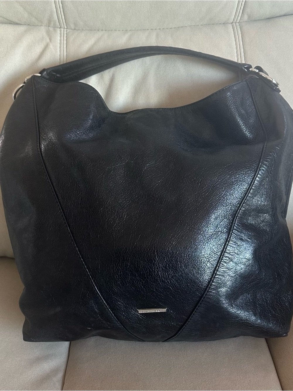 Rebecca Minkoff Black Leather Shoulder Bag/Tote